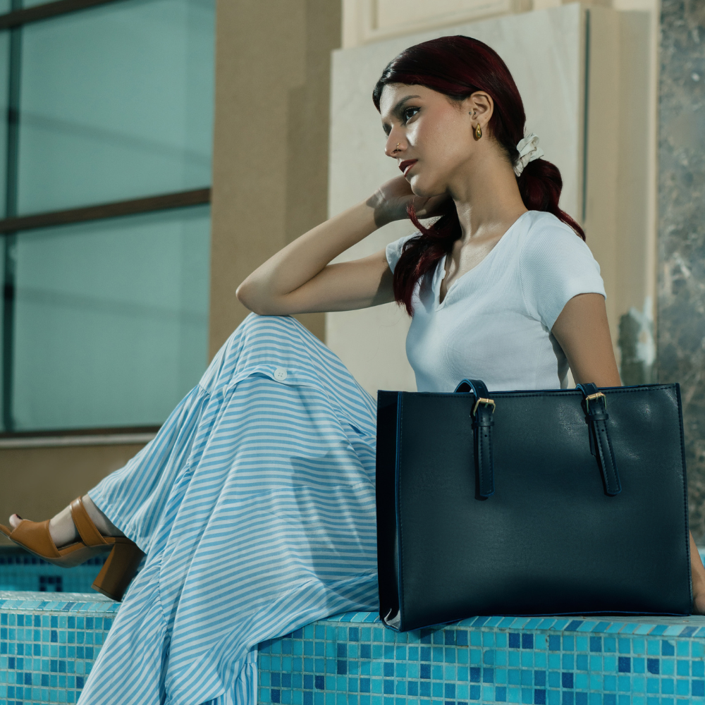 MNs Azure Blue Bag